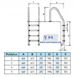 escalera standar 3166